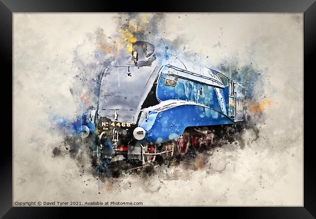 World's Fastest Steam Train: LNER Mallard Framed Print by David Tyrer
