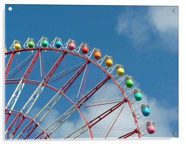 Ferris Wheel, Odaiba, Japan Acrylic by Jay Huckins