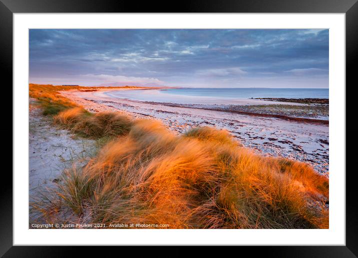 Liniclate Beach, Benbecula, Outer Hebrides Framed Mounted Print by Justin Foulkes