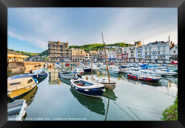 Dartmouth Boat Float, Dartmouth, South Devon Framed Print by Justin Foulkes