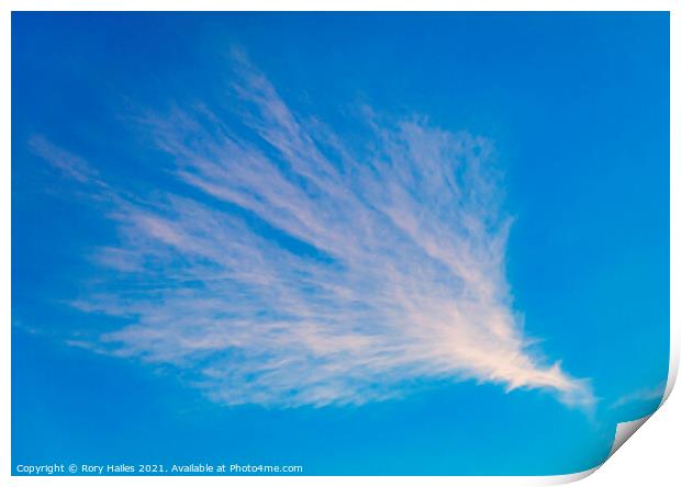 Cirrus cloud Print by Rory Hailes