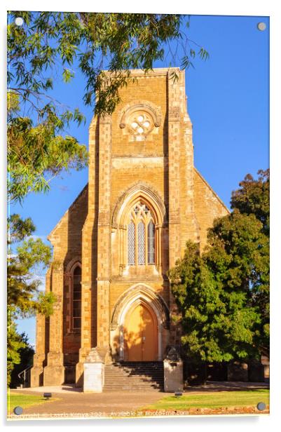 St Aloysius Church - Sevenhill Acrylic by Laszlo Konya