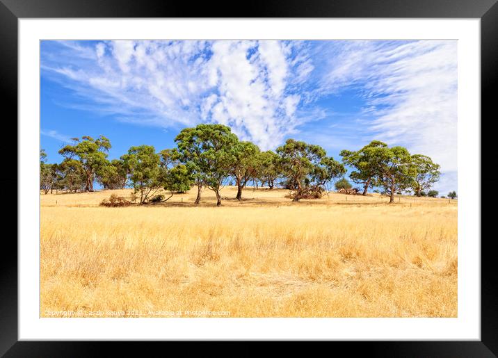 Under the clouds - Mintaro Framed Mounted Print by Laszlo Konya