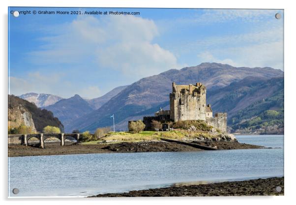 Eilean Donan Castle seen from the north Acrylic by Graham Moore