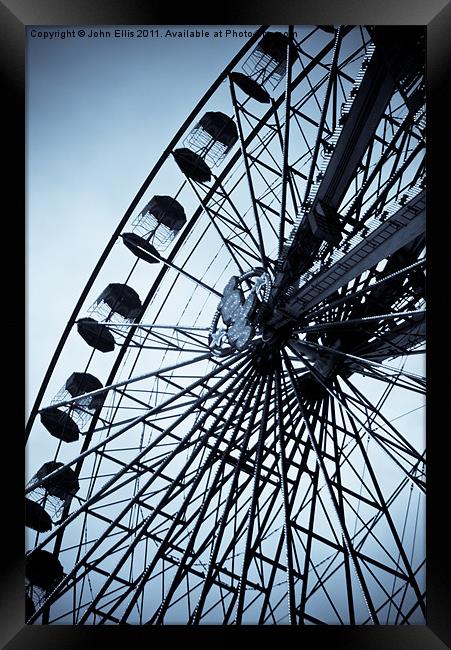 Ferris Wheel Framed Print by John Ellis
