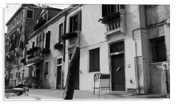 Dwellings of Venice #1 Acrylic by Jules D Truman