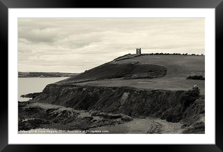 Tower beach Framed Mounted Print by Ciara Hegarty