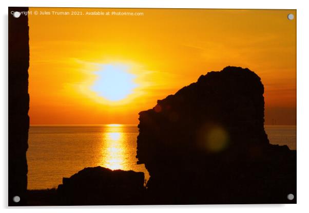 Sunset #5 Acrylic by Jules D Truman