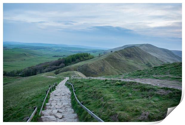 Mam tor Print by Dorringtons Adventures