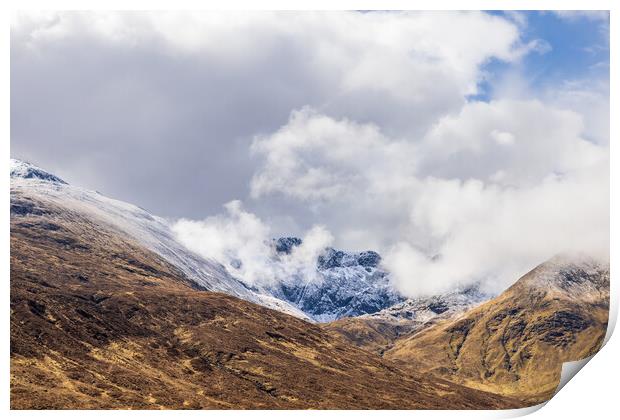 Scottish highlands Print by chris smith