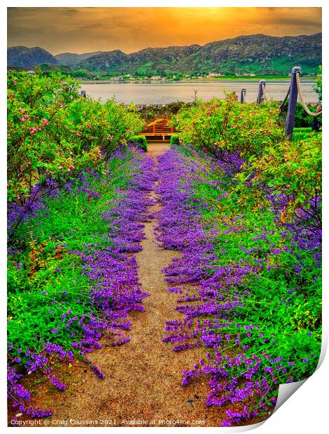 Pathway to peace Print by Wall Art by Craig Cusins