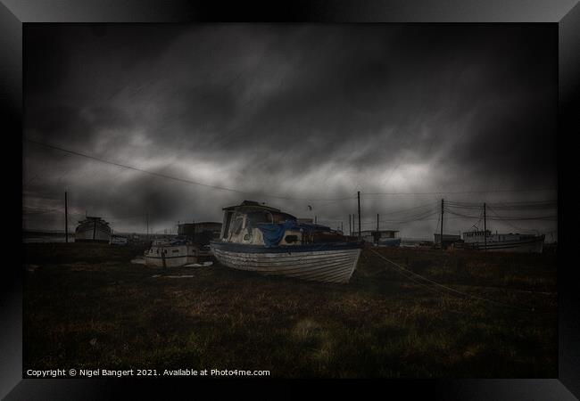Storm Framed Print by Nigel Bangert