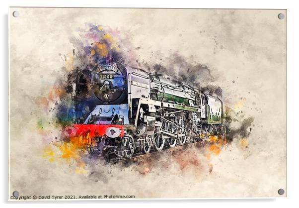 The Gleaming Duke of Gloucester Acrylic by David Tyrer