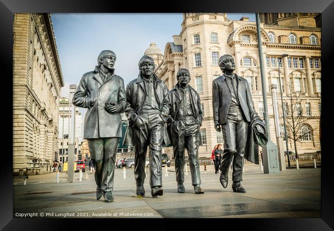 Beatles of Liverpool  Framed Print by Phil Longfoot
