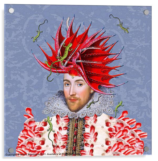 King Llyr. Acrylic by Isolde Neumann