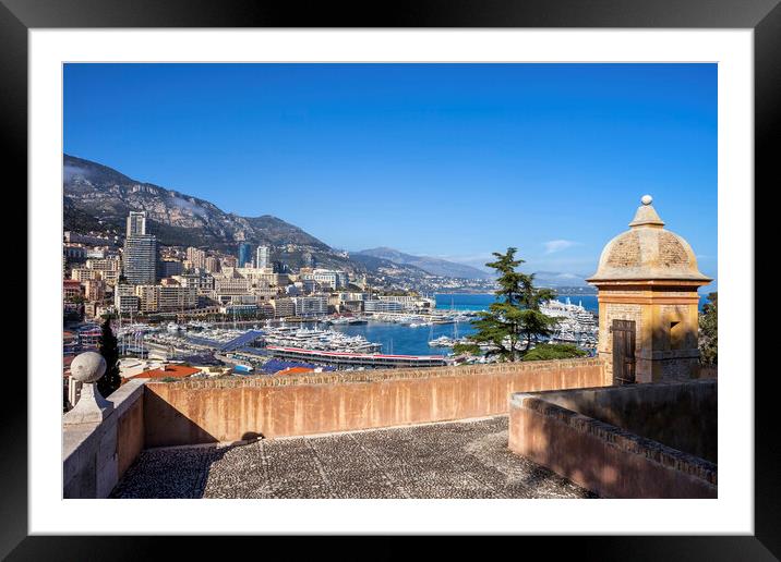 Principality of Monaco Framed Mounted Print by Artur Bogacki