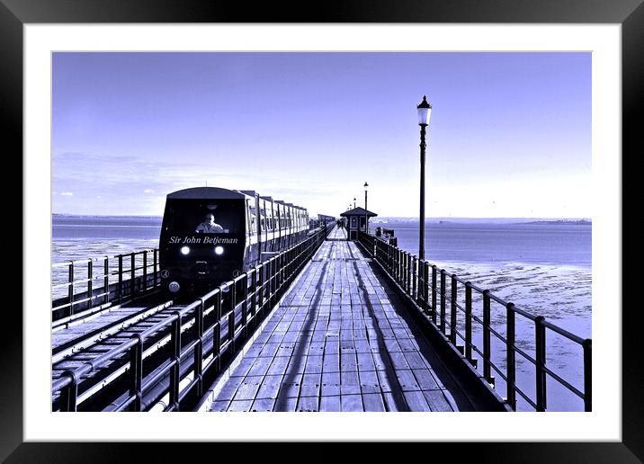 Nostalgic Train Ride on Southend Pier Framed Mounted Print by Andy Evans Photos