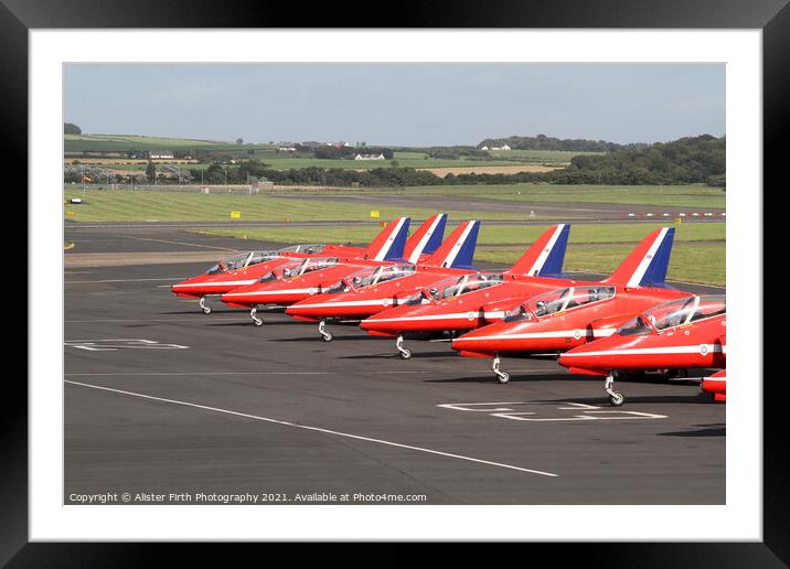 The Reds arrive Framed Mounted Print by Alister Firth Photography