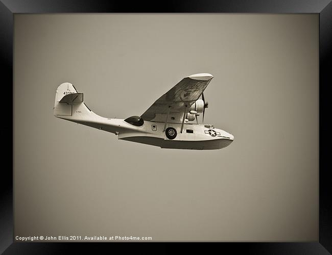 PBY Catalina Framed Print by John Ellis