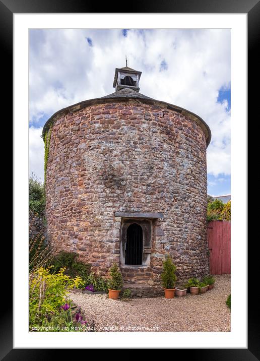 Dunster Dovecote Framed Mounted Print by Jim Monk