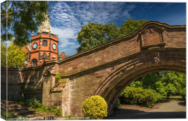 Port Sunlight Village Wirral  Canvas Print by Phil Longfoot