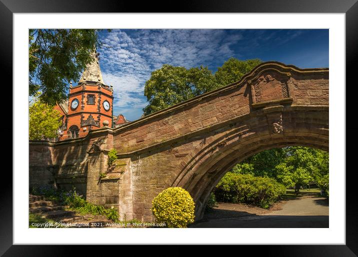 Port Sunlight Village Wirral  Framed Mounted Print by Phil Longfoot