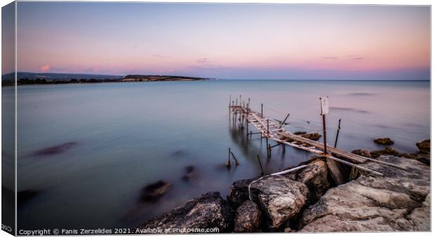 Smooth serenity Canvas Print by Fanis Zerzelides