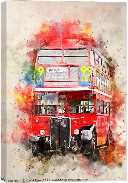 Iconic Routemaster: A London Marvel Canvas Print by David Tyrer