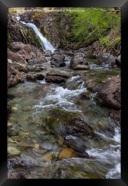 Ritsons Force Framed Print by Kevin Winter