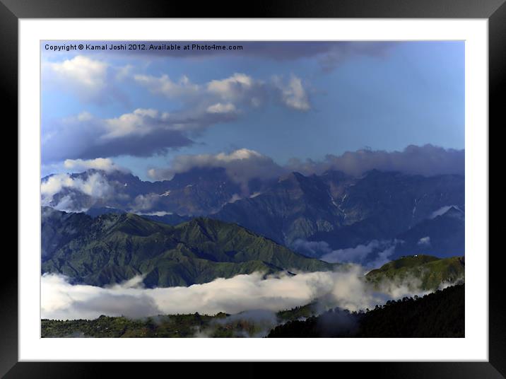 Pir Panjal (Himalaya) Framed Mounted Print by Kamal Joshi