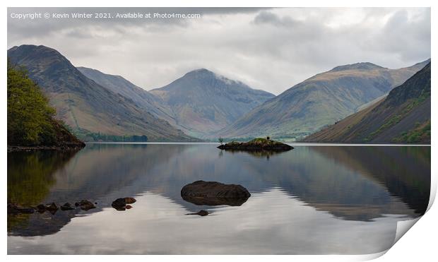Wast Water Print by Kevin Winter