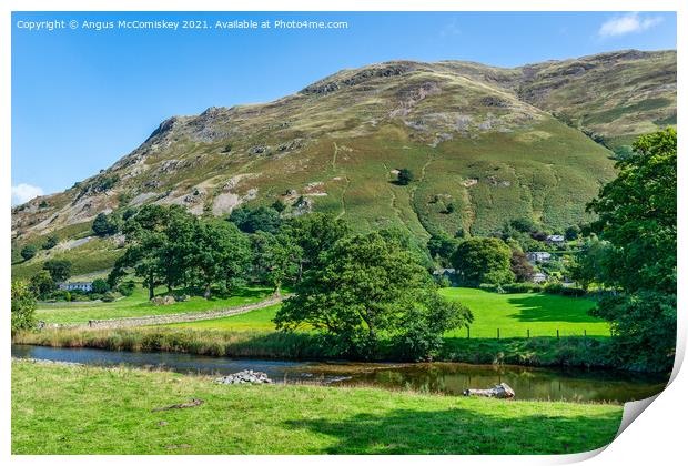 Goldrill Beck, Patterdale Print by Angus McComiskey