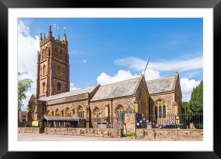 St James Church, Taunton Framed Mounted Print by Jim Monk