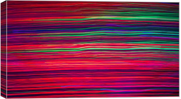 Light Trails Canvas Print by Victor Burnside