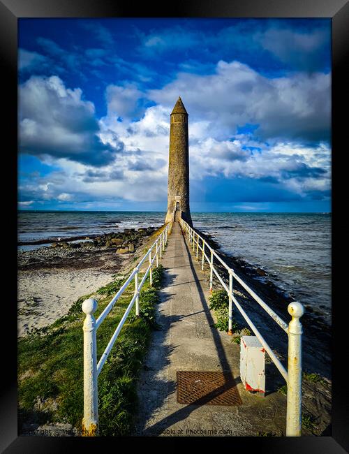 Chaine Memorial Tower, Larne, Northern Ireland Framed Print by Matthew McGoldrick