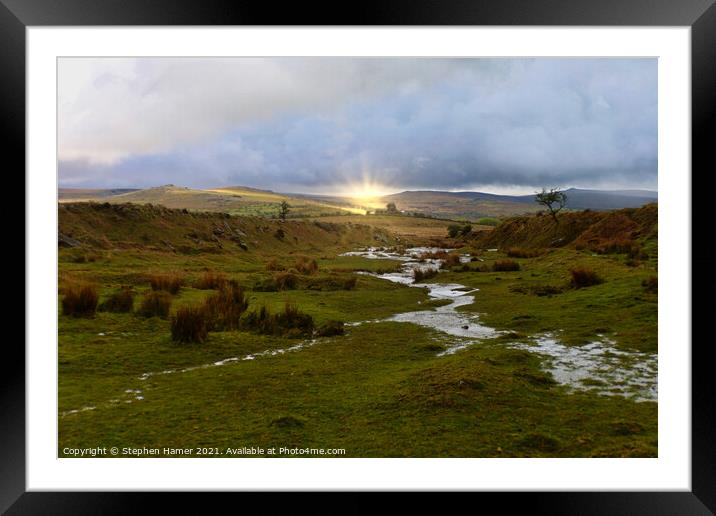 Delight of Dartmoor Framed Mounted Print by Stephen Hamer