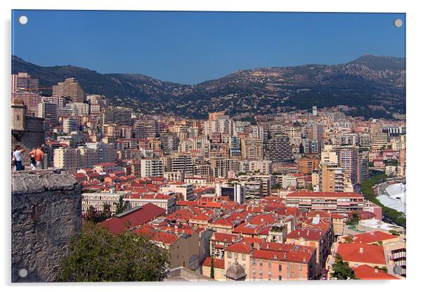 Monaco view Acrylic by Tom Gomez