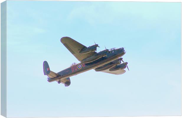 Lancaster Bomber Canvas Print by Jacqui Kilcoyne