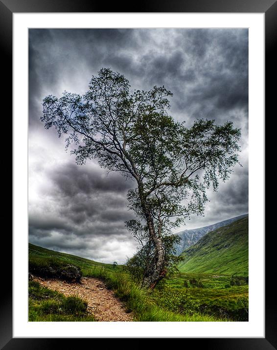 Glen Etive, The Highlands Framed Mounted Print by Aj’s Images
