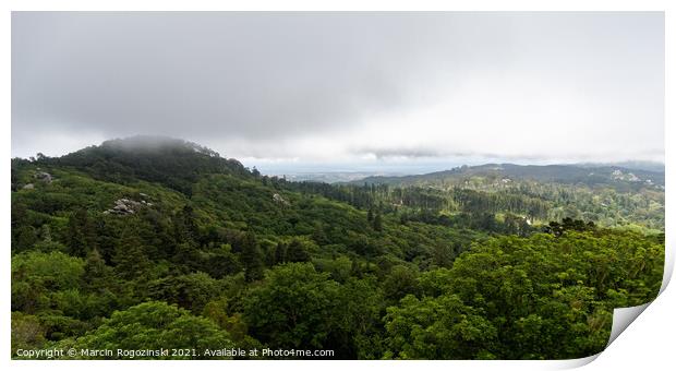 Sintra Mountains Print by Marcin Rogozinski