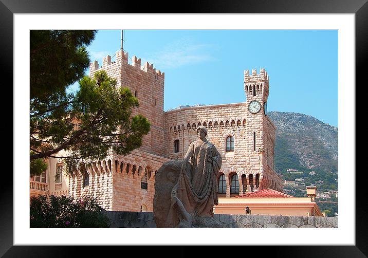 Prince’s Palace, Monaco Framed Mounted Print by Tom Gomez
