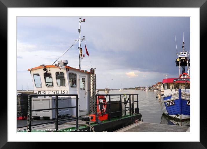 Wells next the Sea Norfolk Framed Mounted Print by Jim Key