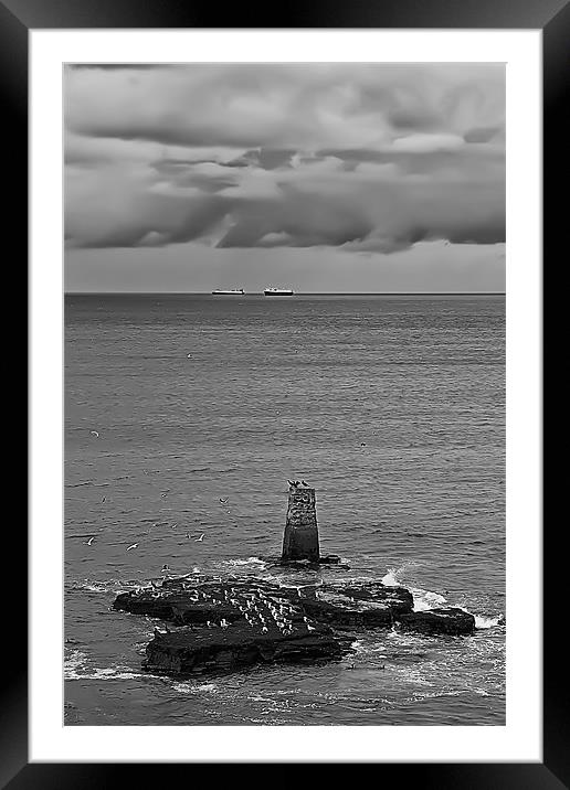 across the sea Framed Mounted Print by Northeast Images
