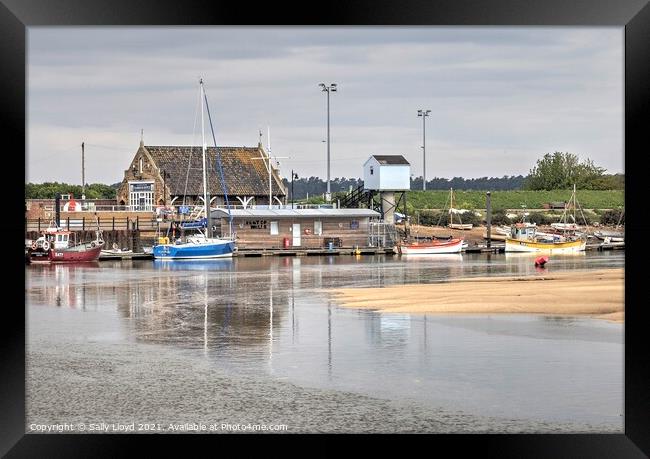 Port of Wells, Harbour Office Framed Print by Sally Lloyd