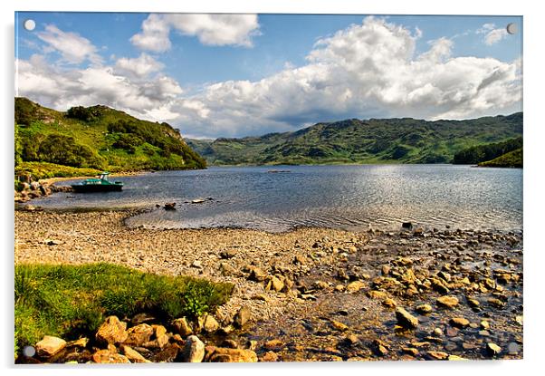 Loch Morar Acrylic by Jacqi Elmslie
