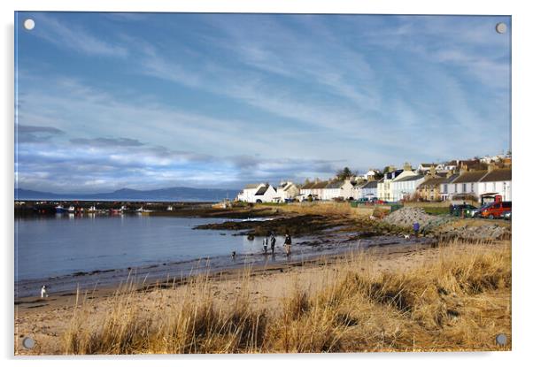 Portmahomack Bay  Acrylic by Jacqi Elmslie