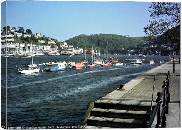 Dartmouth and Kingswear Canvas Print by Stephen Hamer