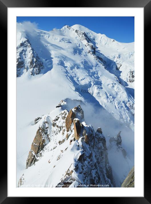 Mountain Top 3 Framed Mounted Print by Wall Art by Craig Cusins