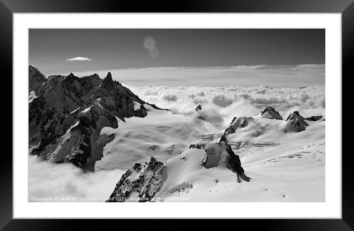 Above the clouds 1 Framed Mounted Print by Wall Art by Craig Cusins