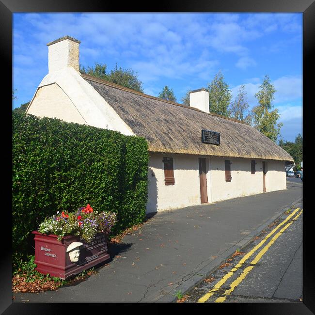 Burns Cottage, Alloway, Scotland (square format) Framed Print by Allan Durward Photography